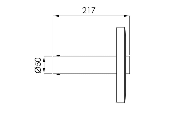 Beads plafond- en wandlamp Ø21.5 LED downlight install zwart