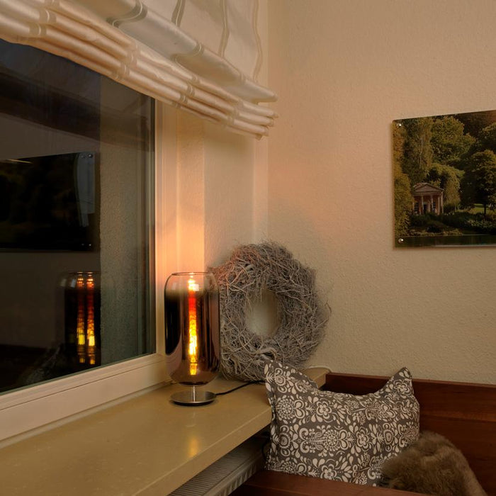 Gople Mini tafellamp alu|blauw