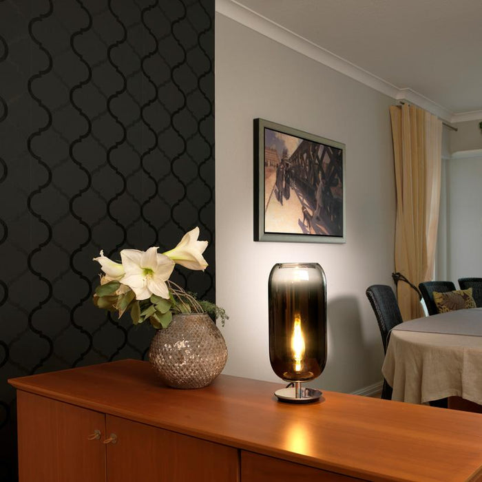 Gople Mini tafellamp alu|blauw