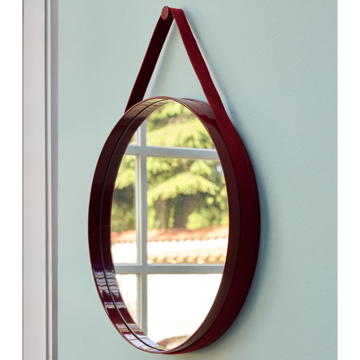 HAY Strap Spiegel Ø 70 cm - Red