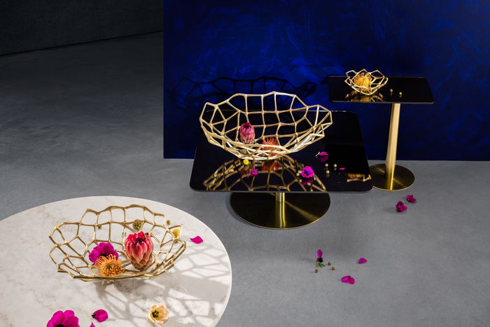 Bone fruitschaal extra large