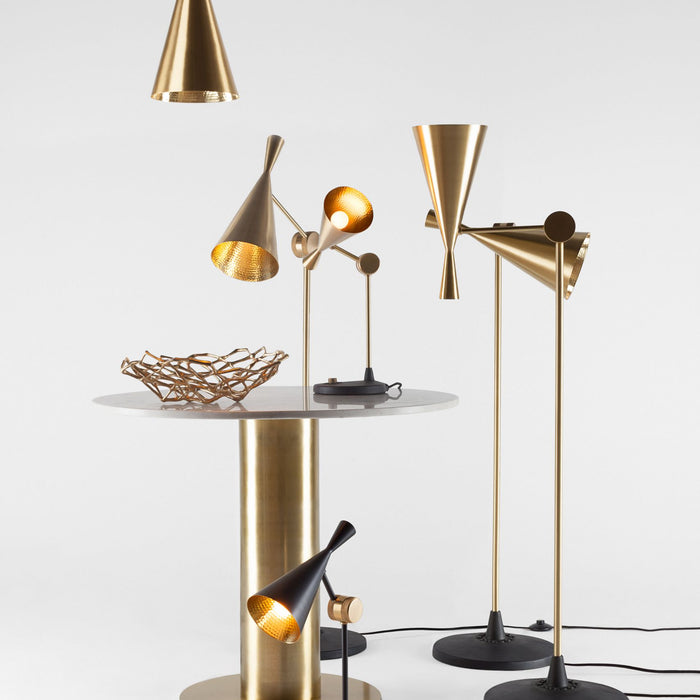 Tom Dixon Beat Light vloerlamp messing