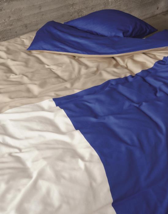 Marc O'Polo Ewon Dekbedovertrek Cool Cobalt 140 x 220 cm