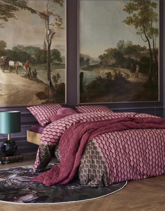 Essenza Tesse Dekbedovertrek Cherry red 140 x 220 cm