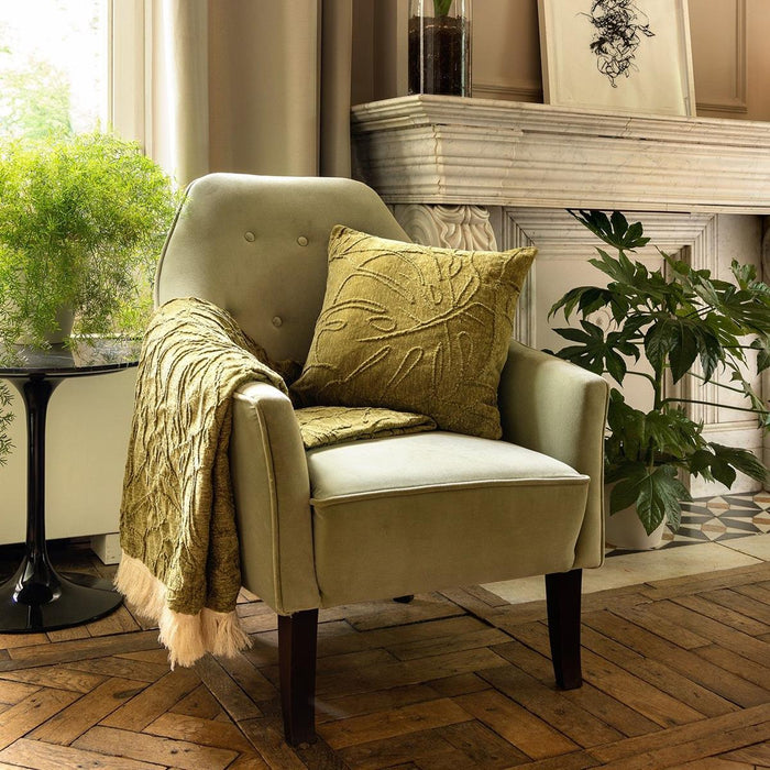 Dutch Decor plaid MAYBEL - 140x180 cm Olive Branch