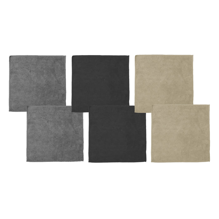 DDDDD microvezeldoek Billie - 30x30 cm - Combi set Color - 6 stuks