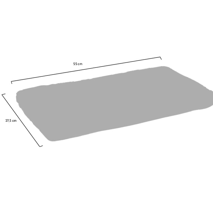 MaximaVida picknicktafel kussen Havana zwart 55 cm - 2 stuk