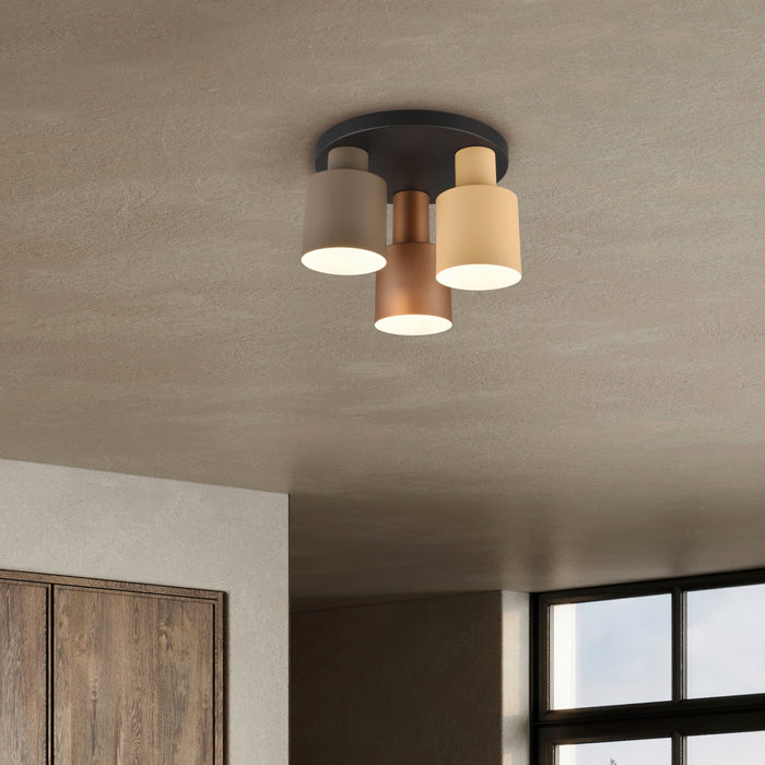 TRIO Agudo Plafondlamp 3x E27