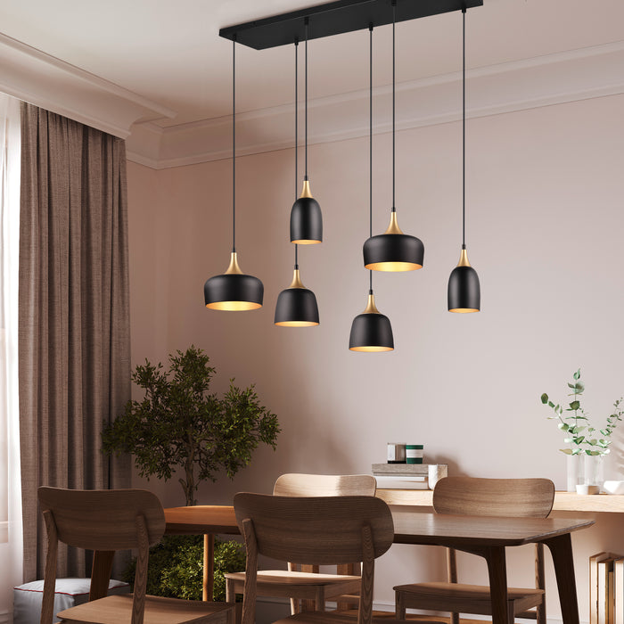 TRIO Chiraz Hanglamp 6x E14