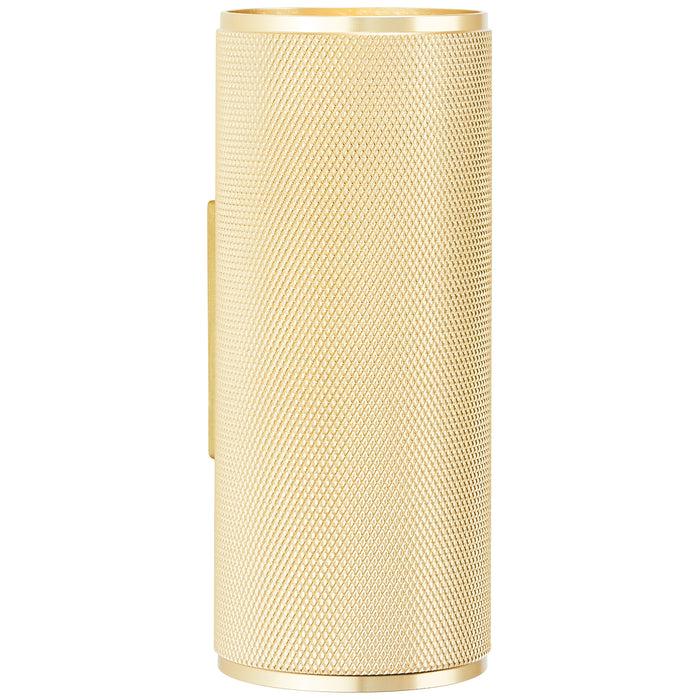 Brilliant Marty Wandlamp - Boven & Onder - Ø 6,5 cm - Goud