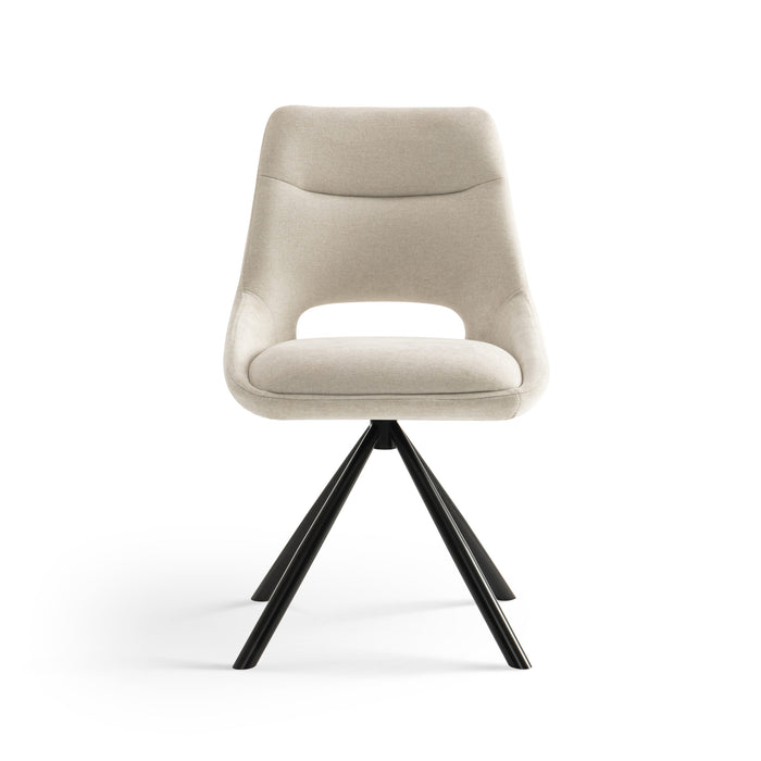 Furnihaus Eetkamerstoelen set van 4 - Tosca - Beige - Stof