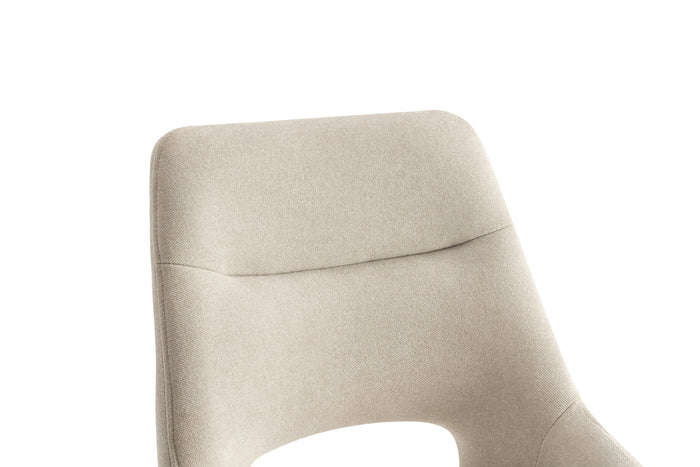 Furnihaus Eetkamerstoelen set van 4 - Tosca - Beige - Stof