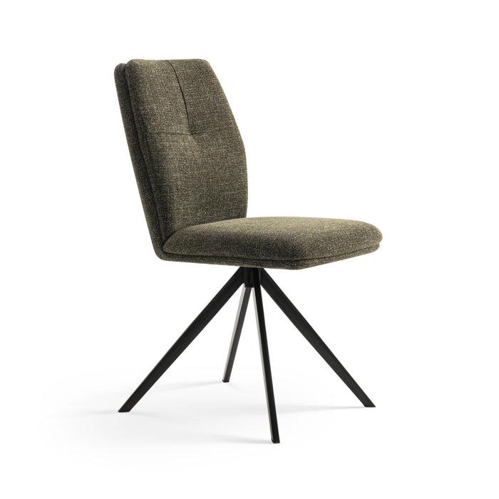 Furnihaus Eetkamerstoelen set van 2 - Emma - Groen - Stof