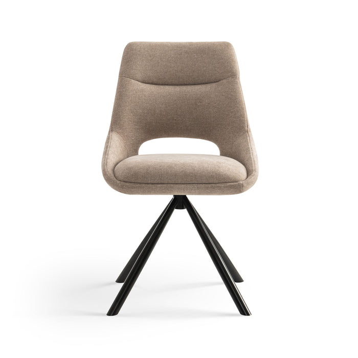 Furnihaus Eetkamerstoelen set van 2 - Tosca - Taupe - Stof