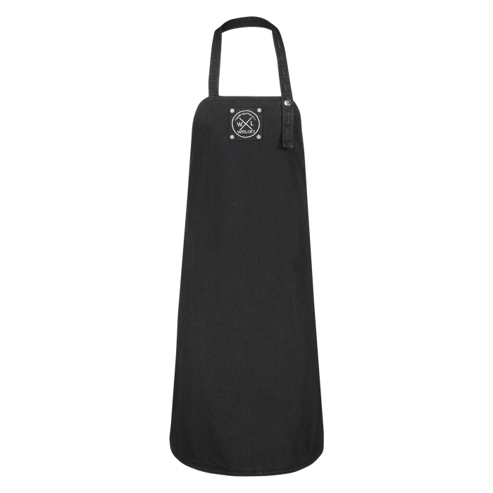 Denim schort zwart Witloft