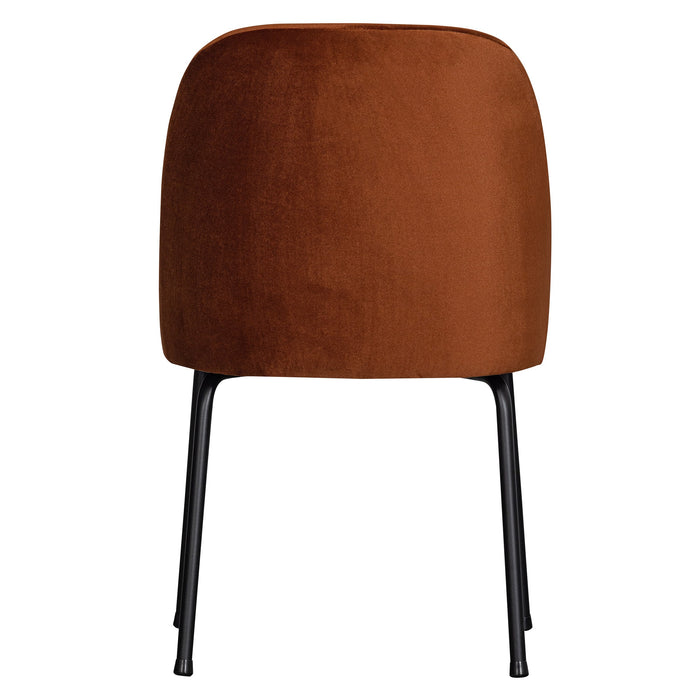 WOOOD Vogue Eetkamerstoel - Fluweel - Roest