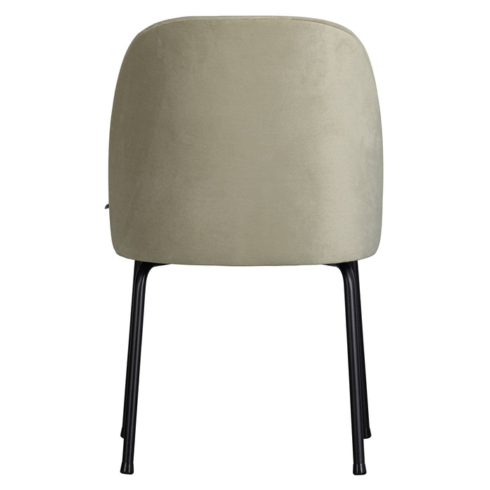 WOOOD Vogue Eetkamerstoel - Fluweel - Pistache