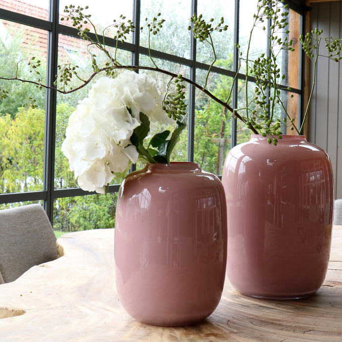 Vase The World Artic Vaas Ø 25 cm - Pastel Pink