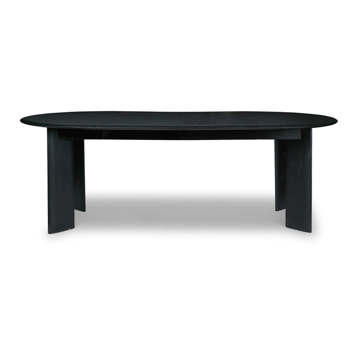 Ferm Living Bevel Uitschuifbare Eettafel 117/167/217 x 117 cm - Zwart Beukenhout