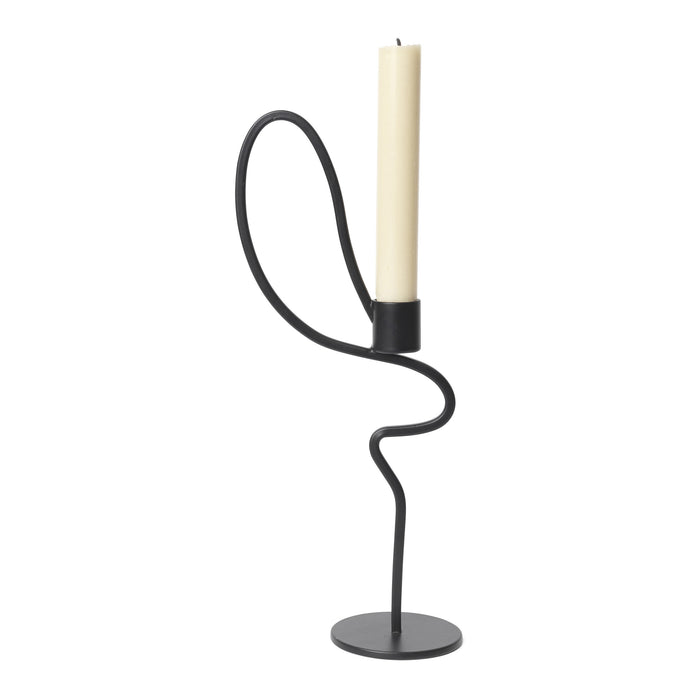 Ferm Living Valse Kandelaar High - Zwart