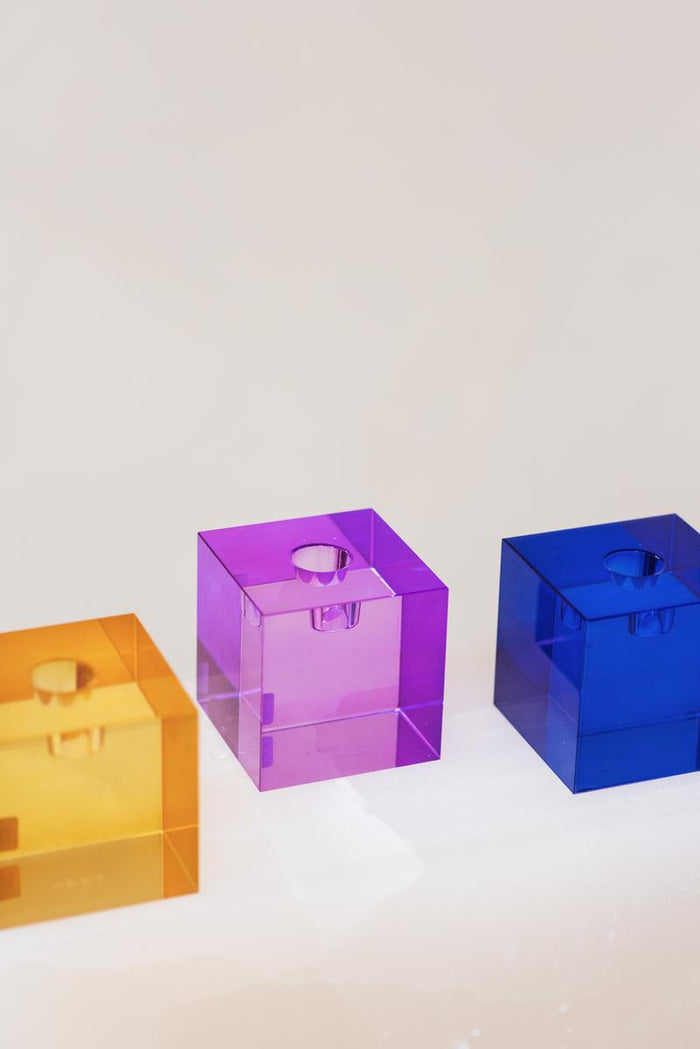 FÉST Parker kandelaar blauw