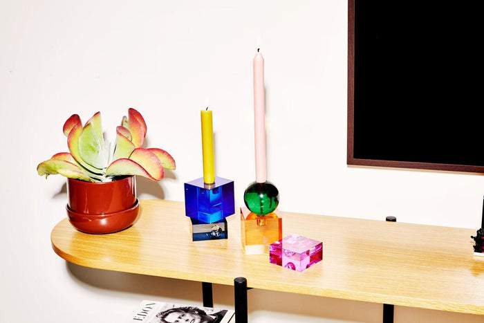 FÉST Parker kandelaar blauw