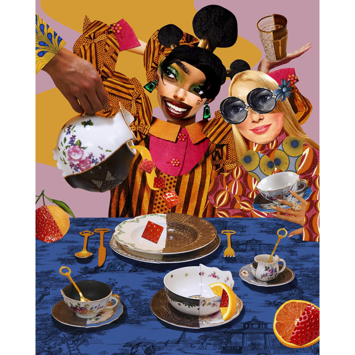 Hybrid koffiekop en schotel Leonia