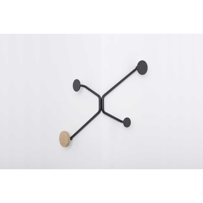 Hook wandkapstok buitenhoek groen