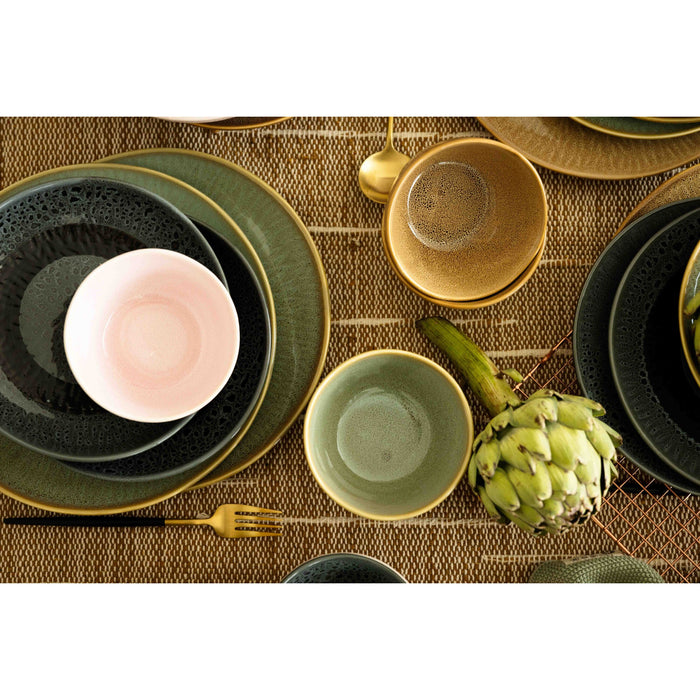 Jay Hill Serviesset Lihou - 16-delig | 4 personen - Grijs|Zwart