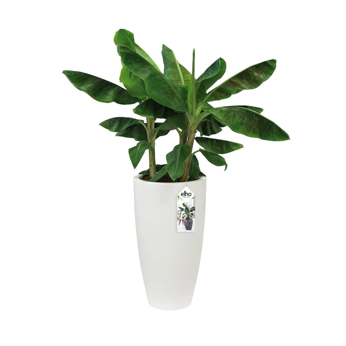 elho Pure Soft Round High Bloempot Ø 40 cm - Wit