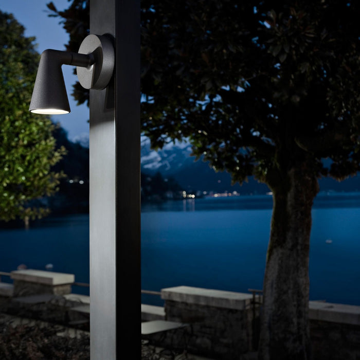 Flos Belvedere Spot wandlamp LED donkerbruin