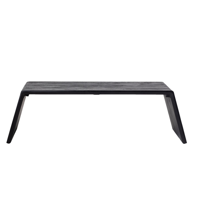 Giga Meubel - Salontafel Zwart Set van 2 - Mangohout - 115x50x34cm