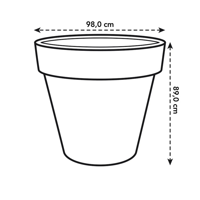 elho Pure Round Bloempot Ø 100 cm - Wit