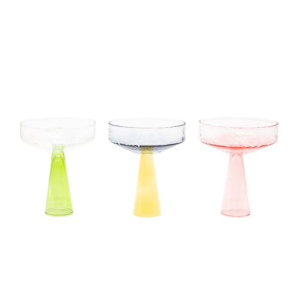 Brût Homeware, Coupe Claude, roze, set van 2