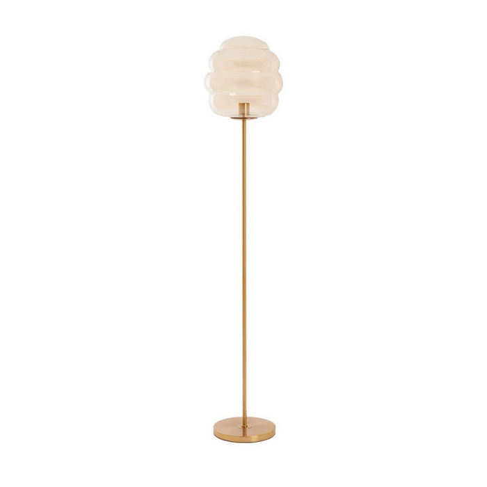 Light & Living Misty vloerlamp Ø30x160 cm - amber|goud