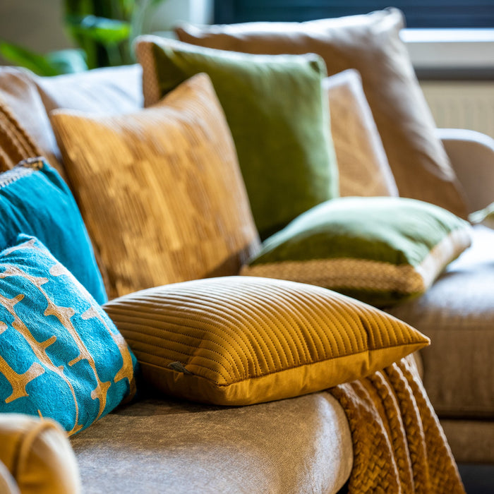 Dutch Decor sierkussen David - 40x40 cm Tobacco Brown