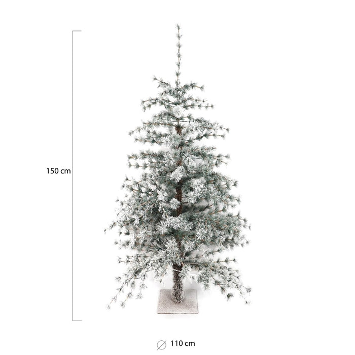 Wintervalley Trees - Kunstkerstboom Ludvig - 150x110cm - Besneeuwd