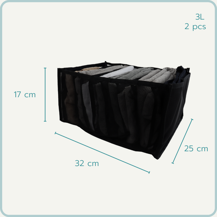 Nordix Kledingkast Organizer Opbergsysteem Broeken Lade Organizer 9...