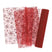 Unique Living - Decofabric Ice Star - 28x300cm - Red