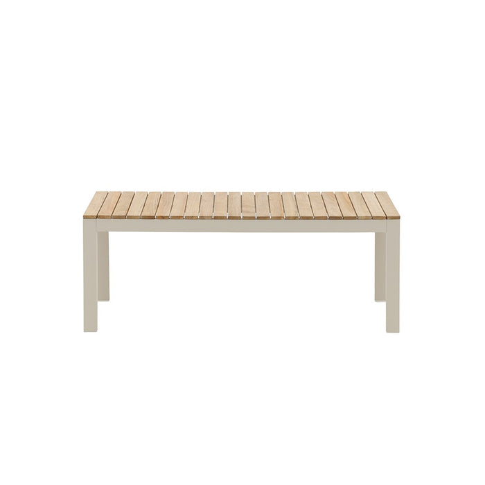 Nest outdoor Milena aluminium tuin salontafel beige - 120 x 70 cm