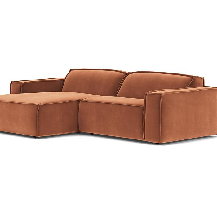 Edge bank met longchair links Soil 01 natural