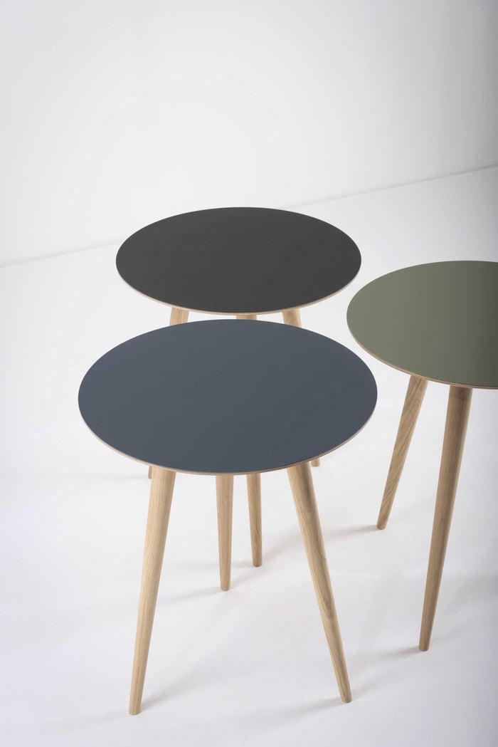 Gazzda Arp bijzettafel 45 Dark Olive