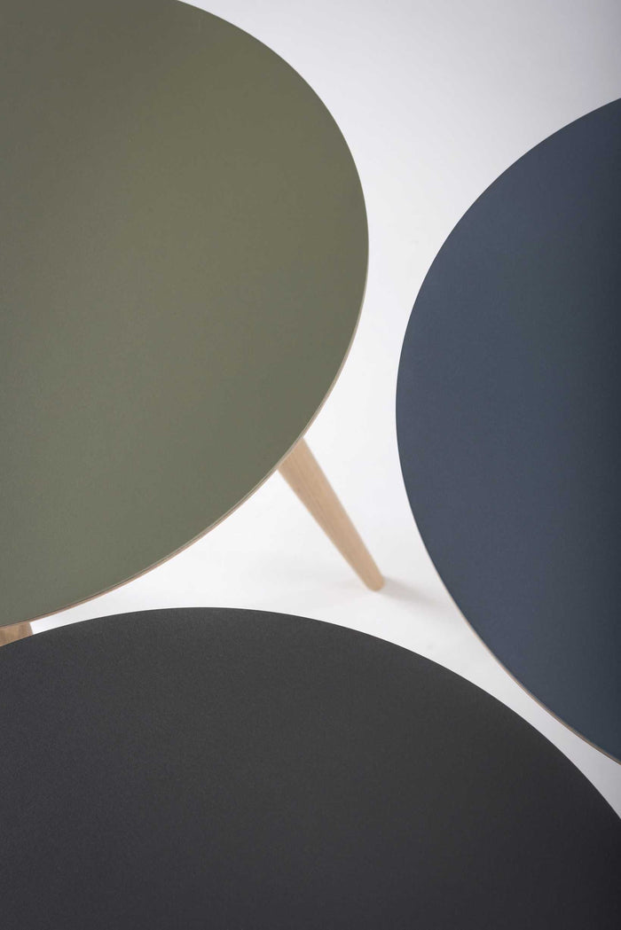 Gazzda Arp bijzettafel 45 Smokey Blue