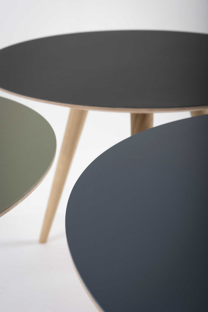 Gazzda Arp bijzettafel 55 Dark Olive