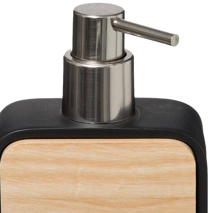 5Five Zeeppompje - zwart - 10 x 15 cm - 200 ml - bamboe