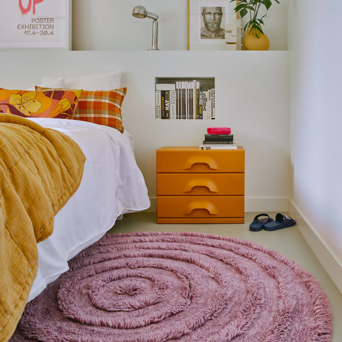 HKliving Round Woolen Vloerkleed Ø 150 cm - Lilac