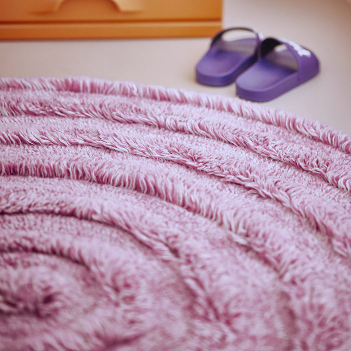 HKliving Round Woolen Vloerkleed Ø 150 cm - Lilac
