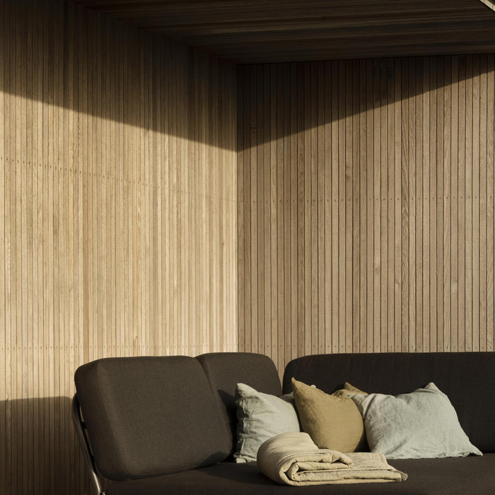 Houe Level Cozy Corner loungebank rechts frame donkergrijs stof dark