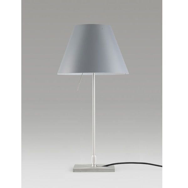 Luceplan Costanzina tafellamp aluminium|Shaded Stone