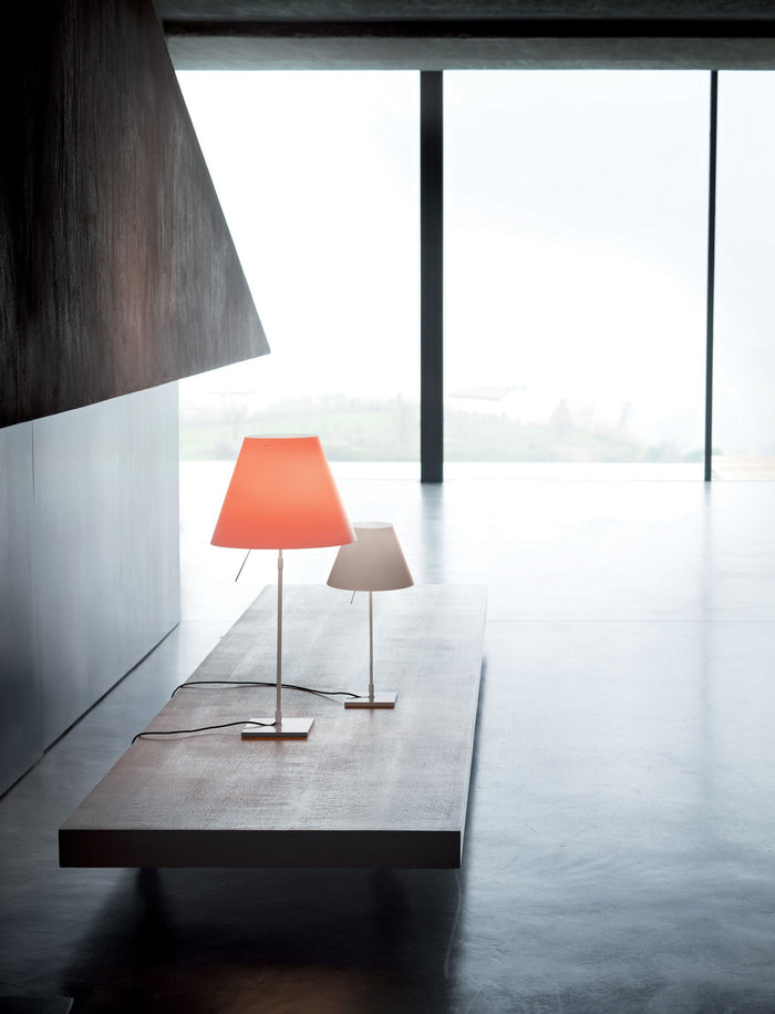 Luceplan Costanzina tafellamp aluminium|wit